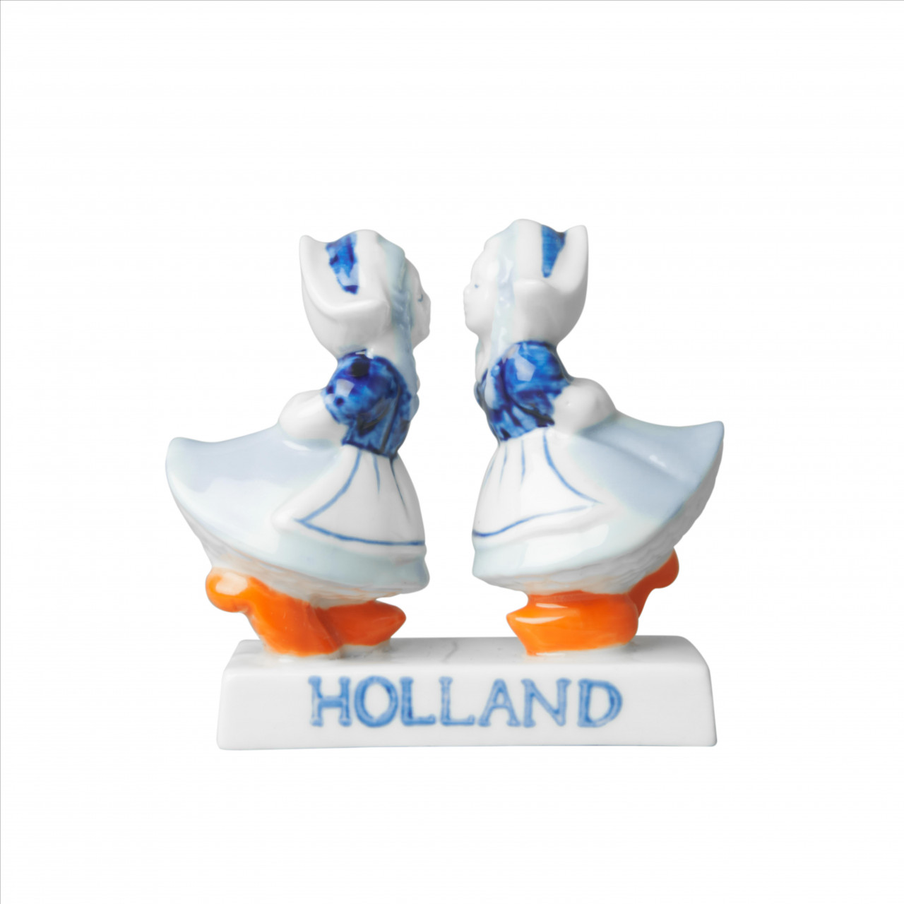 Buy Kissing Couple woman-woman blue/orange » Heinen Delfts Blauw