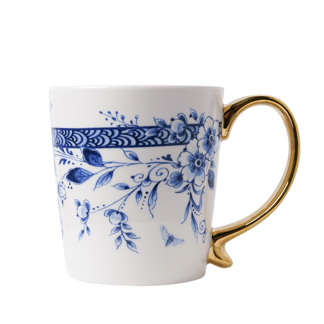 Buy Mug Faience gold » Heinen Delfts Blauw